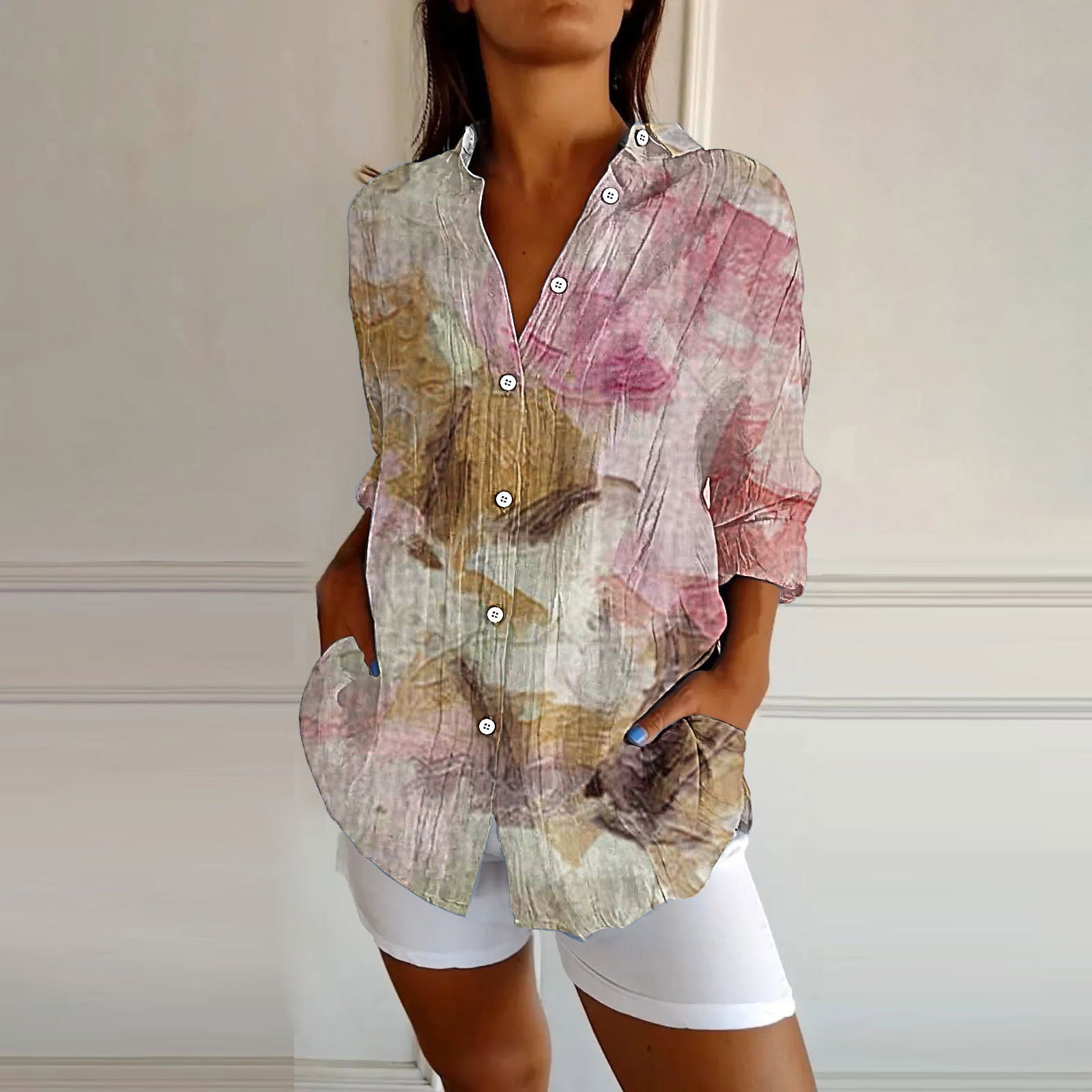 (Cross-border trading), shirt, 3D, European style