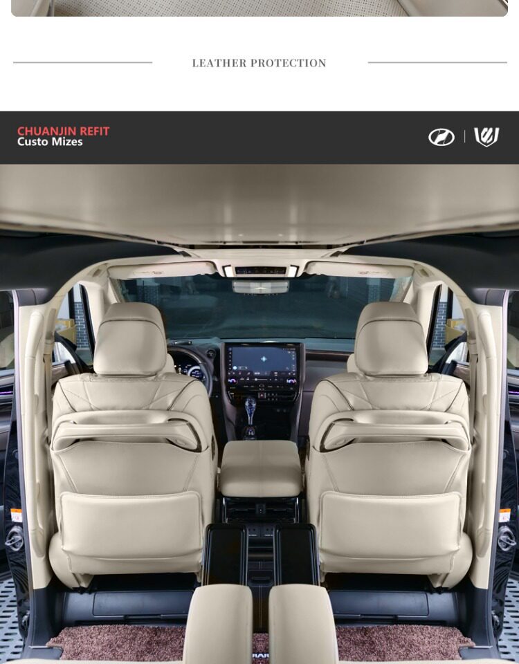 Suitable for Toyota 24 Models Alphard Seat Back Anti-Kick Pad Alphard40 Interior Accessories Modification