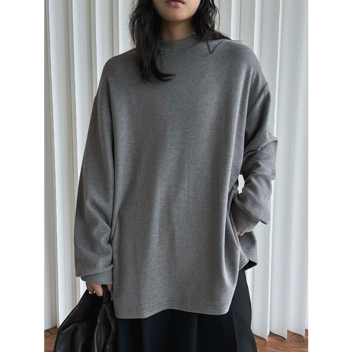 Новая зимняя модная двусторонняя бархатная футболка в корейском стиле с длинными рукавами, мягкий и восковой, приятный для кожи топ для женщин