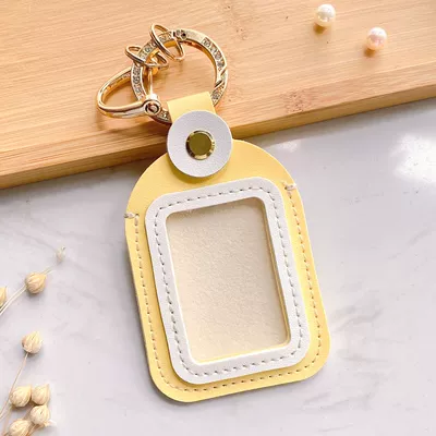 Electric vehicle key cover shell Xiaomidou Universal Remote Control Key - remote-control-cover-drill-ring-style-yellow