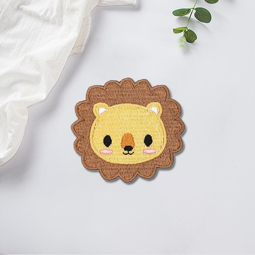 Cartoon animal embroidered cloth patches, cute bag decoration, clothes patches, embroidered patches, cross-border clothing accessories wholesale