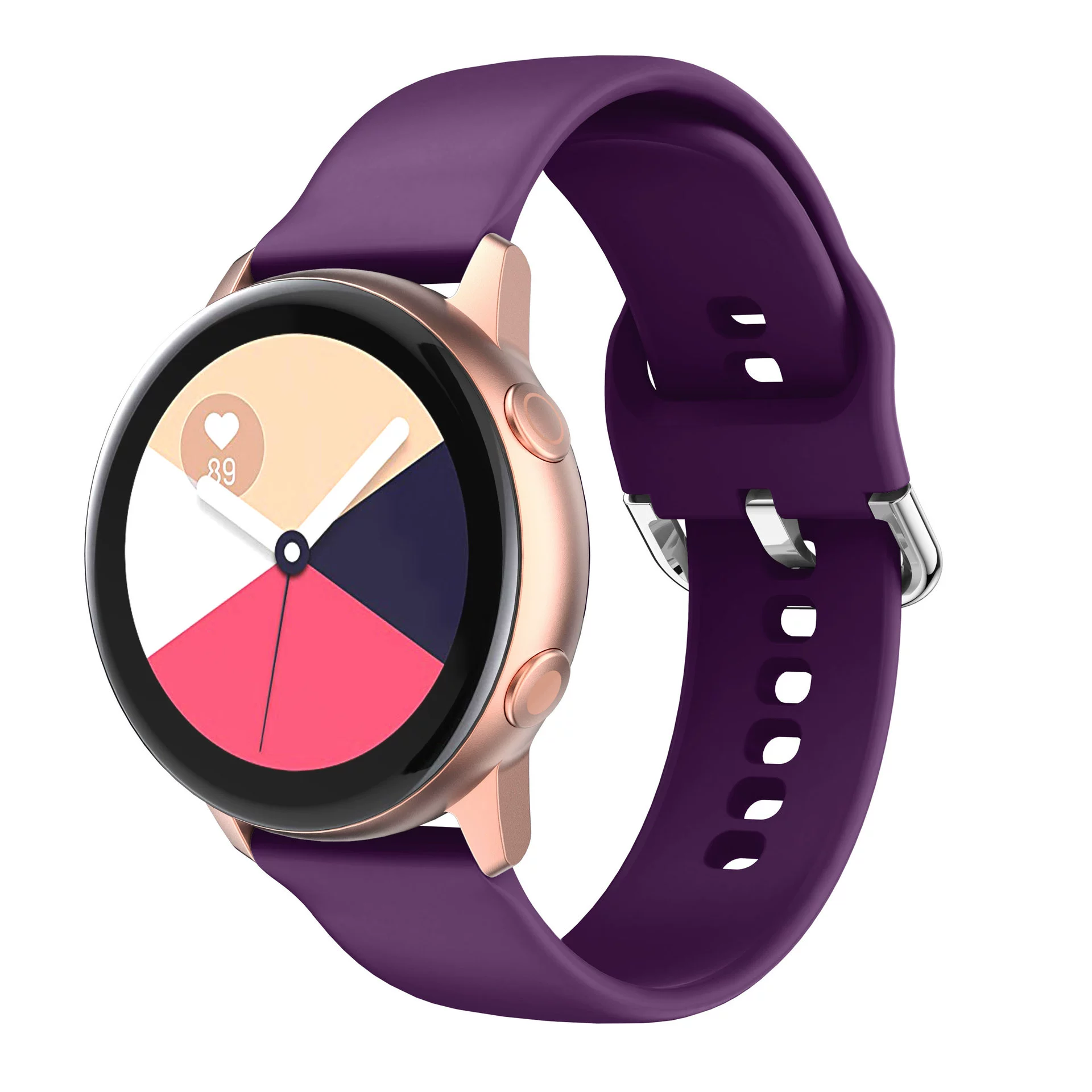 [Подходит для Samsung Galaxy Active2 силиконовый браслет Huawei Watch GT часовые браслеты 2022 мм размер]