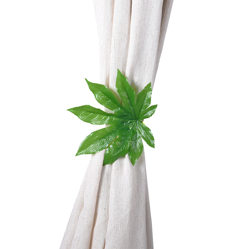 Correas para cortinas, decoración de plantas de simulación nórdica, clips para cortinas, decoración de ventanas interiores para el hogar, correas para cordones, sin perforación image 5