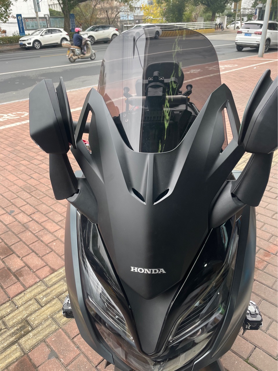Suitable for Fosha NSS350 thickened and elevated windshield modification accessories FORZA windshield windshield windshield