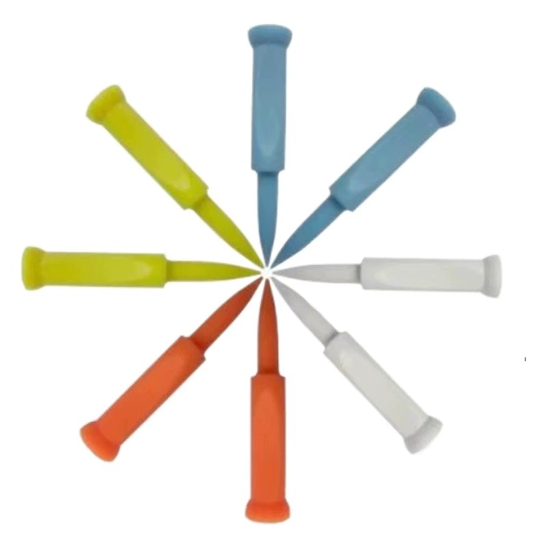 Аксессуары гольфа ногтя гольфа предела тройника гольфа 76ММ плоские пластиковые