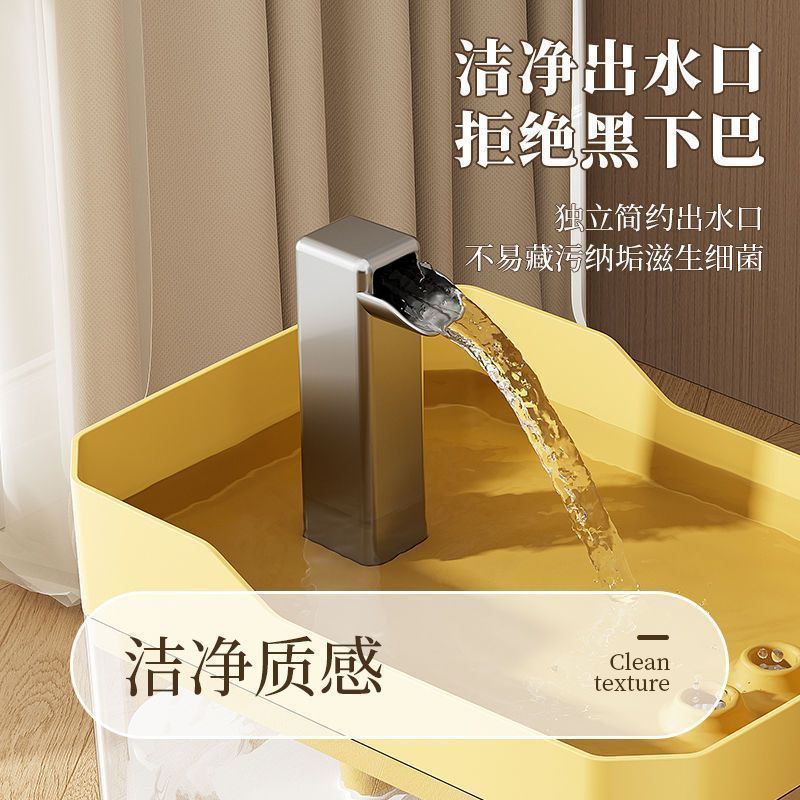 Household dispenser automatic circulating cat water bowl large…