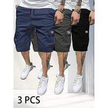 Q 33087 Men's Five-point Cargo Beach Shorts ��ʿ��ֹ�װɳ̲