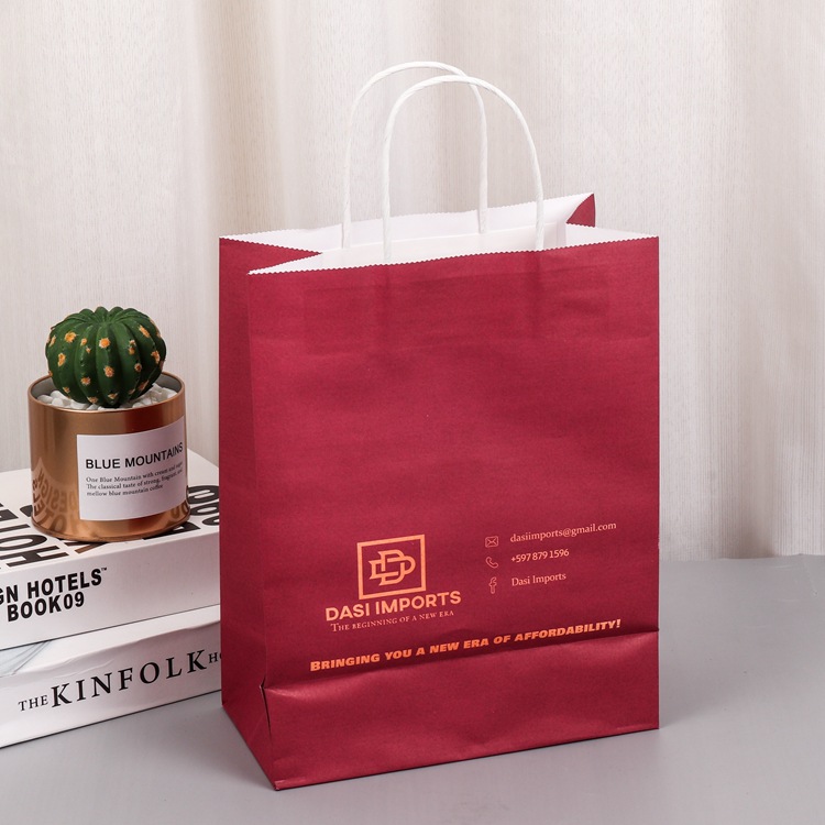 批发手提袋印刷logo彩印外卖打包礼品礼物袋供应批发服装袋