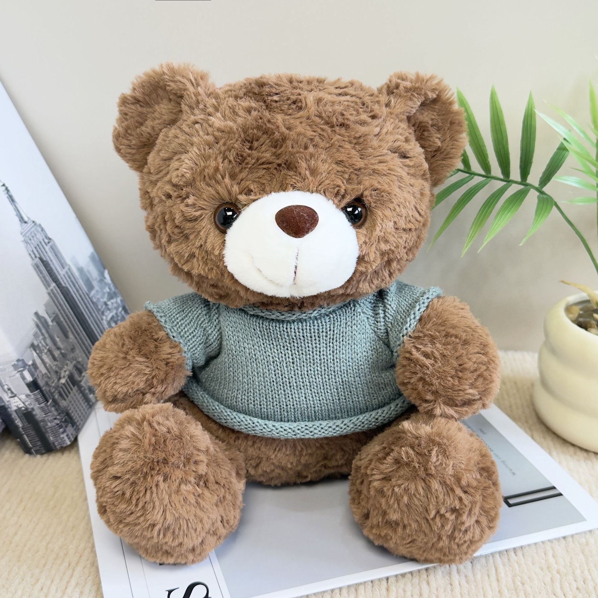 Osos de peluche abrazar osos muñecas muñecas agarrar muñecas regalo para niños impresión LOGO regalo juguetes de peluche