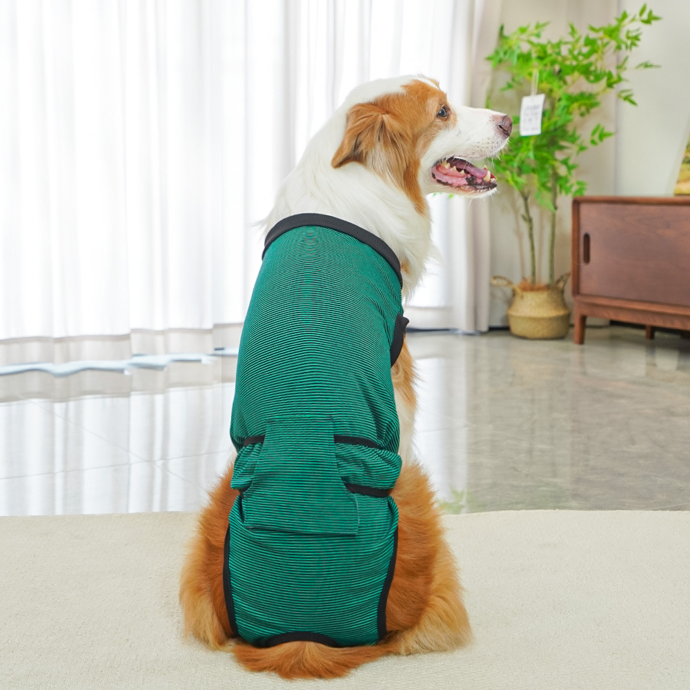 Transfronterizos ropa de esterilización de perros medianos y grandes, pantalones fisiológicos, ropa para perros después de la cirugía, suministros de ropa para perros, que el panda, el gato, el cabello dorado, Kirki image 5