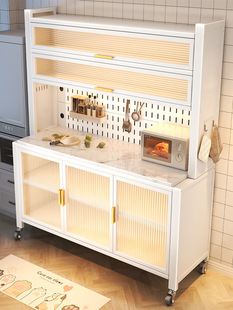 Kitchen Wall-Mounted Integrated Storage Cabinet Slate Dining Side Storage Rack New Thickened Storage Cabinet Living Room Countertop Storage Cabinet