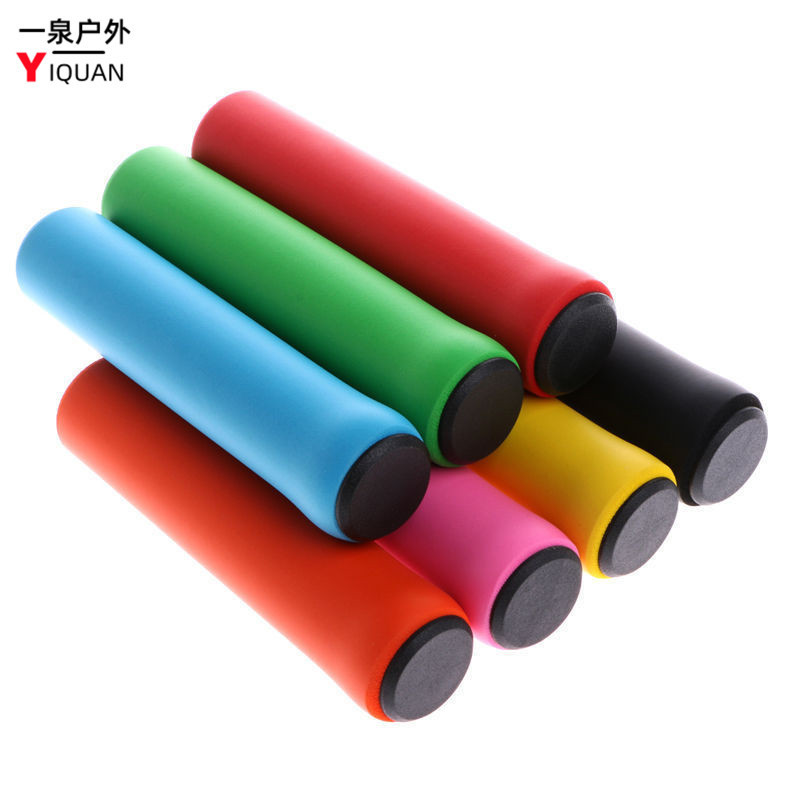 Silicone Handle Set Bicycle New Silicone Material Handle Set Mountain Bike Sponge Handle Set Riding Equipment One Price