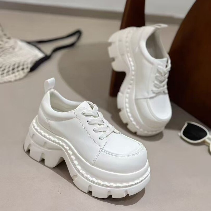 Factory-Made Platform Shoes for Women, 2026 Spring New Style, Genuine Leather, Height-Increasing Casual Loafers for Petite Individuals, Suitable for Pairing with Wide-Leg Pants Factory-Made Platform Shoes for Women, 2026 Spring New Style, Genuine Leather, Height-Increasing Casual Loafers for Petite Individuals, Suitable for Pairing with Wide-Leg Pants