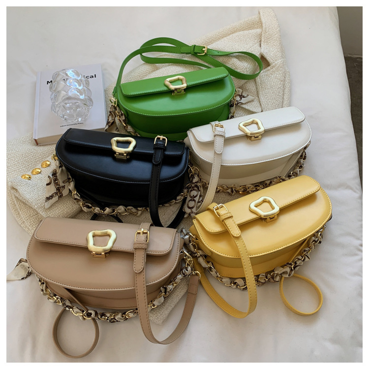 Spring Saddle Women's New Shoulder Fashion Messenger Bag25*13*9cm display picture 4