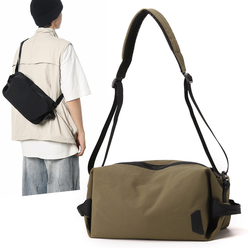 WEPOWER nuevo ocio versátil simple unidireccional bolsa de hombro para viajar bolsa de viaje ligera inclinada