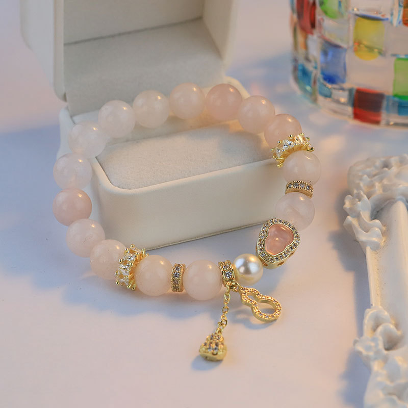 Li Guang pastel crema de cristal de hielo pulsera de lujo ligera mujer transferencia pequeña calabaza de alta calidad pulsera regalo de regalo para amigos