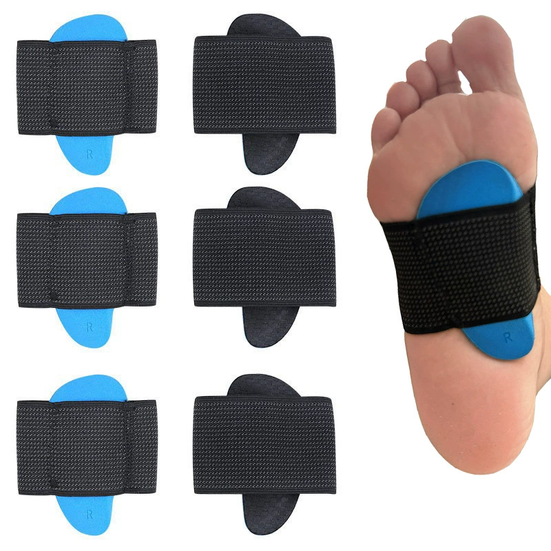 Эластичный бинт коврик для ног EVA амортизирующий опорный коврик для ног Плоская ступня для коррекции сердца внутри и снаружи