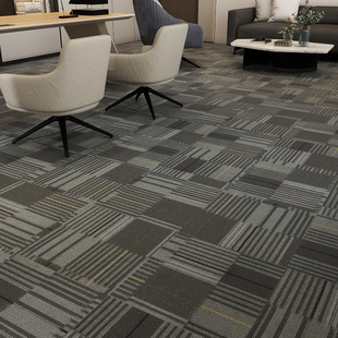 Office Carpet Interlocking Tiles Pvc Thickened Commercial Company Large Area Full Coverage Interlocking Carpet Floor Mats