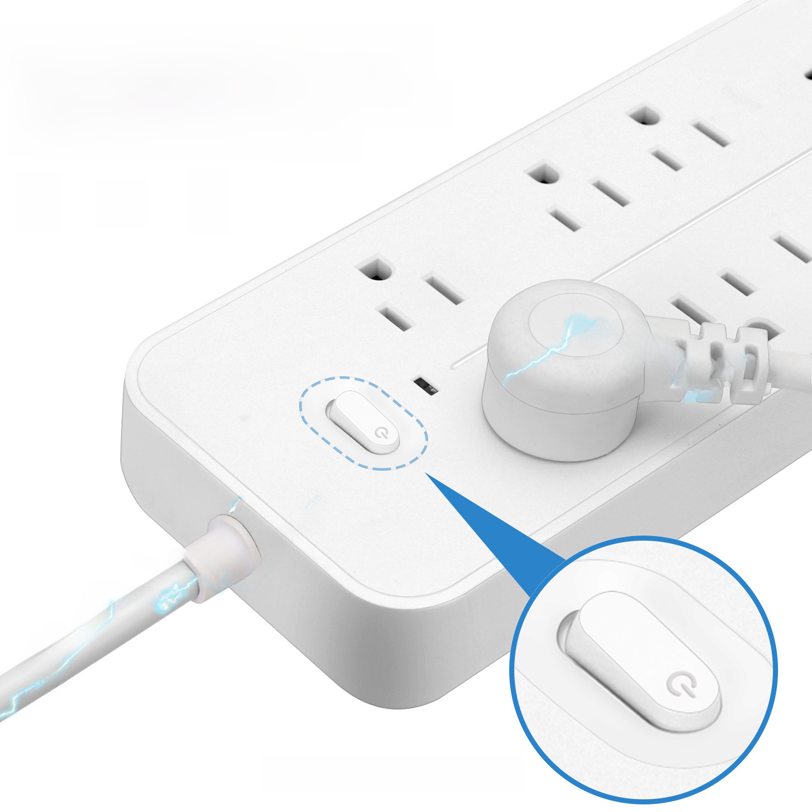 Cross -border explosion 1 to 6 USBEC 3USB1Typec interface