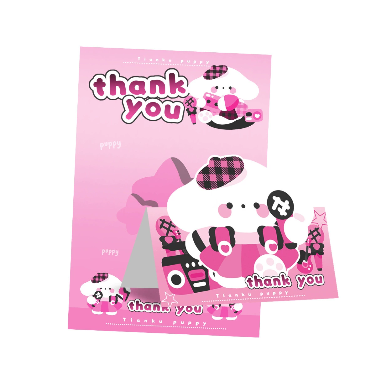 Cute pack, slime, postcard