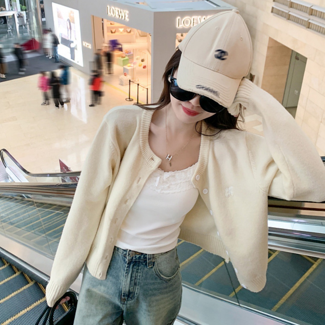 24 invierno Puyuan 2024 principios de otoño abuela Liu Yi viento suave camiseta corta de manga larga