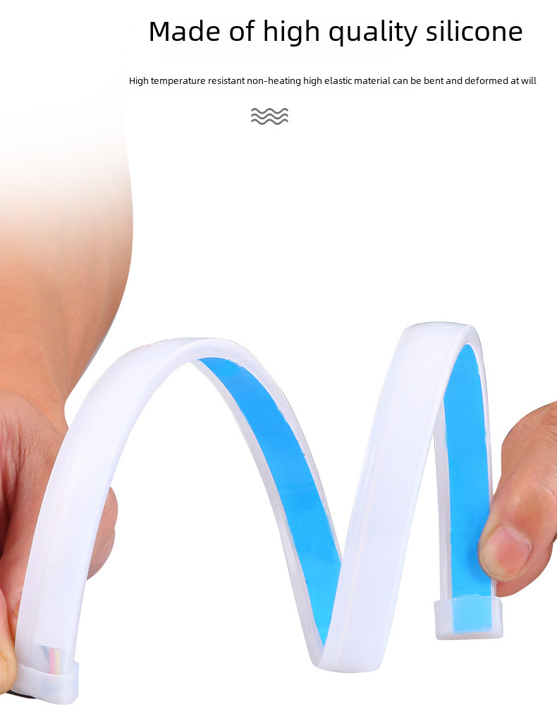 Car daily light with light guide strip LED tearful eye light streamer horse racing decorative soft strip light with cross-border explosions spot