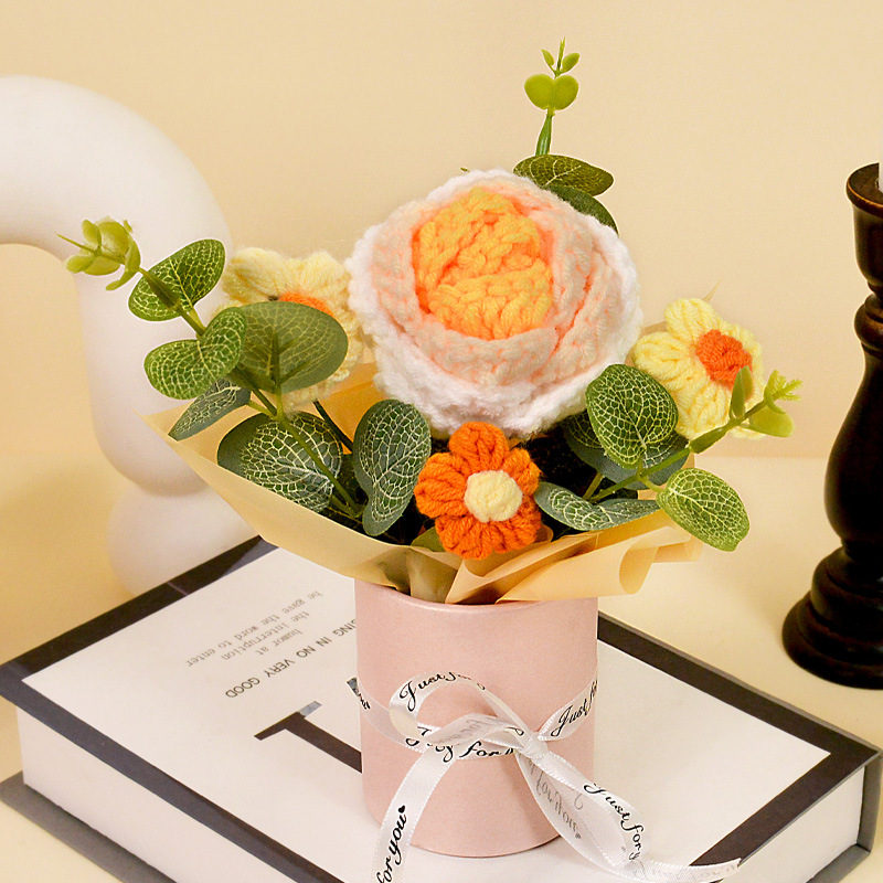 Productos acabados de dinero rosa imitación jabón flores abrazar barril de regalo de decoración de escritorio hecha a mano comercio exterior transfronterizo mayorista