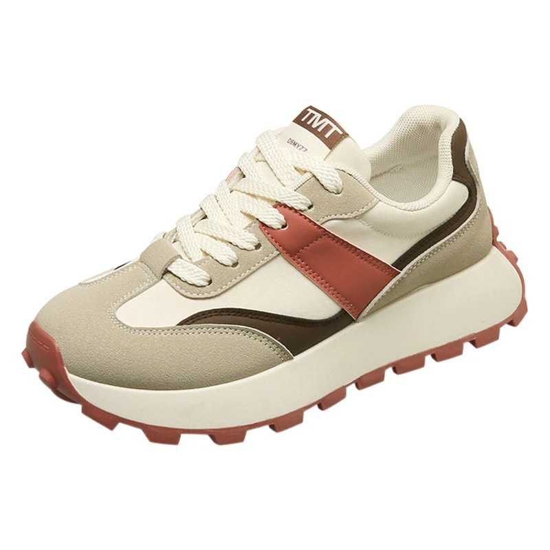 Осень 2024, обувь Форрест Гамп, новая корейская версия, студенческая спортивная повседневная обувь для бега, удлиняющая обувь, уличная фотография G6830