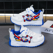 儿童运动鞋2025春夏新款男童板鞋网面透气中大童男孩子小学生跑鞋