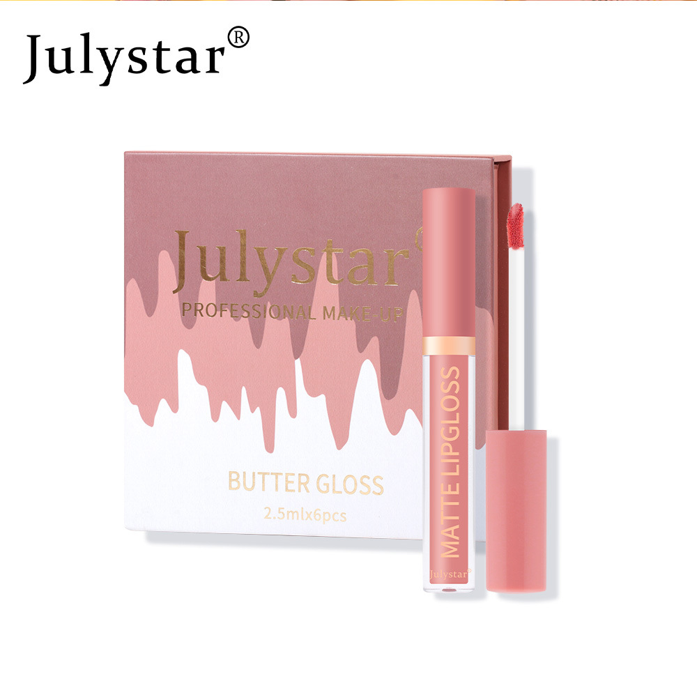 Ensemble de maquillage carina hydratant longue durée qui ne se décolore pas, visage miroir brillant à l'eau et ensemble de rouge à lèvres moue_voghion.com