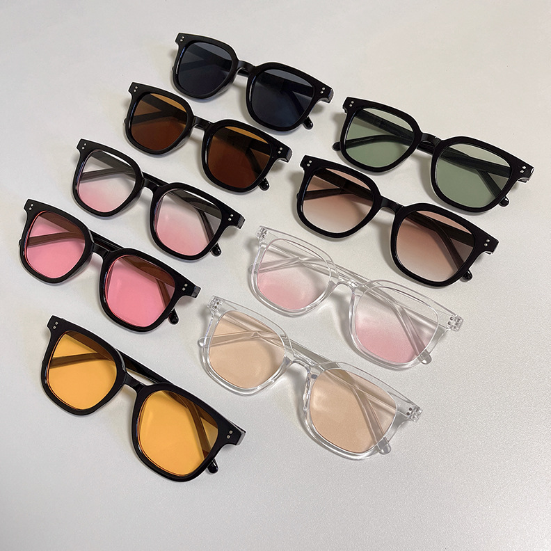 Simple Style Gradient Color Pc Square Full Frame Women's Sunglasses display picture 5