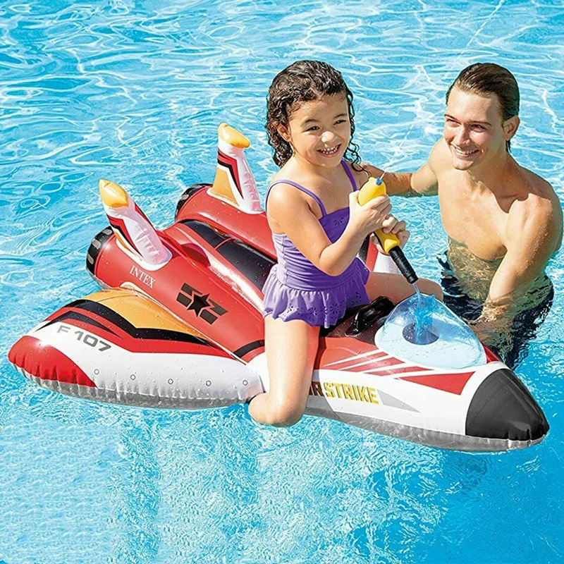 Intex, inflatable toy play in water