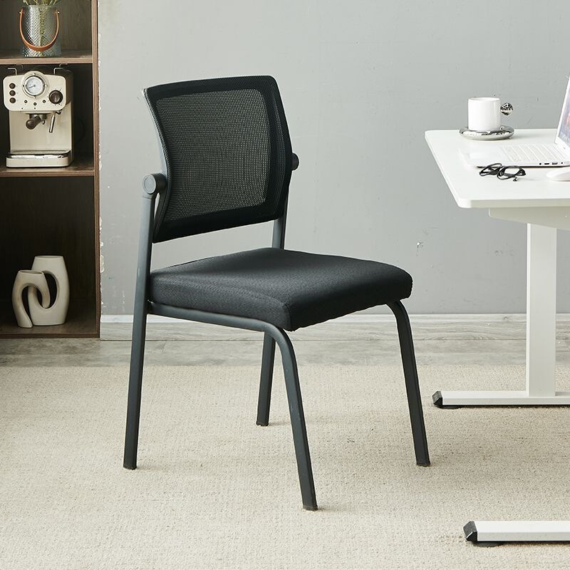Simple Computer Chair, Leisure Conference Chair, Executive Office Chair, Fully Assembled Executive Chair, Four-Legged Chair, Comfortable Backrest Chair