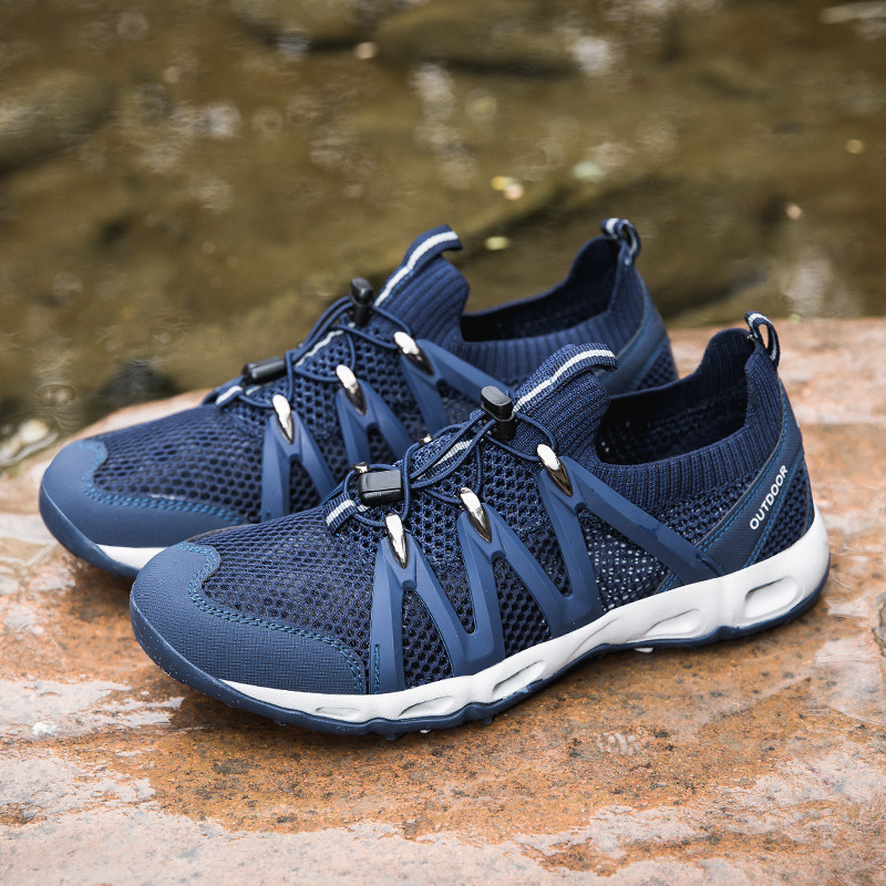 2024 nuevo transfronterizo al aire libre de moda de gran tamaño zapatos de moda de pares zapatos de agua zapatos de natación casuales zapatos de playa