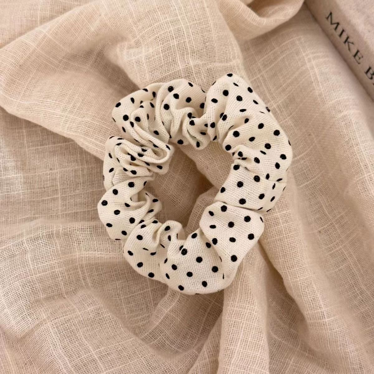 32#폴카 도트 블랙-소형