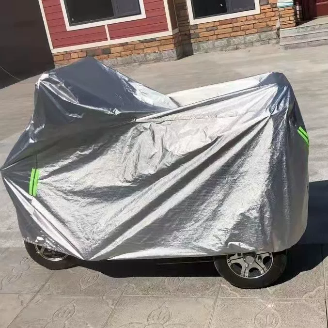 Three-wheeled bike for elderly, walker, three-wheel raincoat, car protection