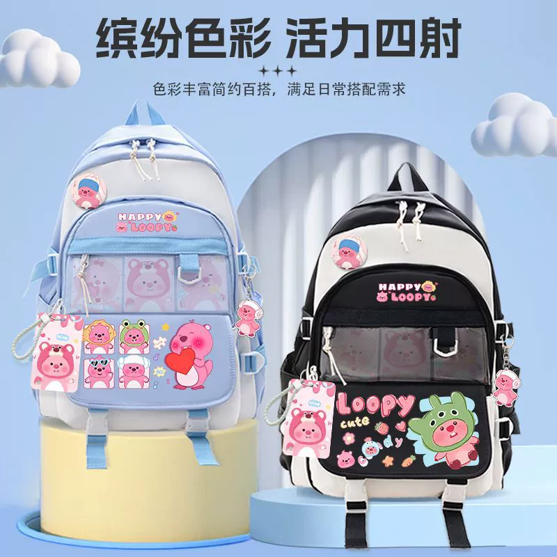 School bag, shoulder bag, capacious backpack lightweight