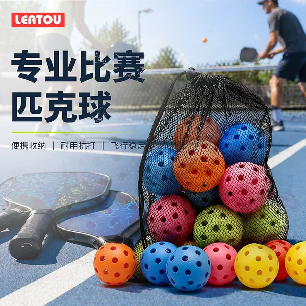 Pickleball Injection-Molded Pe Ultra-Hard Rotational Molded Ball with Holes for Golf Training, Popular in Europe and America
