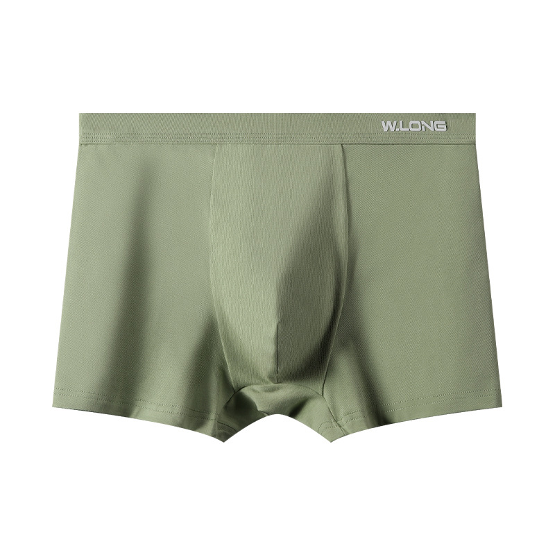 Pantalones interiores de algodón para hombres, verano transpirable 10A antibacteriano, cómodo color sólido, negocios juveniles, pantalones cortos grandes para hombres