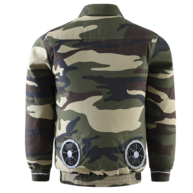 Summer Cooling Air Conditioning Clothing Men's Clothes with Fans Workwear Camouflage Clothing Women's Refrigeration Clothing Workwear