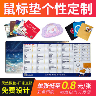 Factory Wholesale Blank Mouse Pad Large Computer Pad Waterproof Edge-Locking Mouse Pad Custom Advertising Mouse Pad Logo