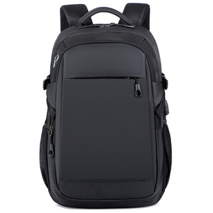 Cross-border Men's Computer Bag Trendy Travel Earphone Holder Film Backpack Business Commuter Leisure Student Schoolbag