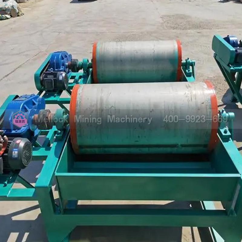 永磁磁选机铁矿  磁选机小型磁选机磁滚筒水 湿式磁选机 操作简单