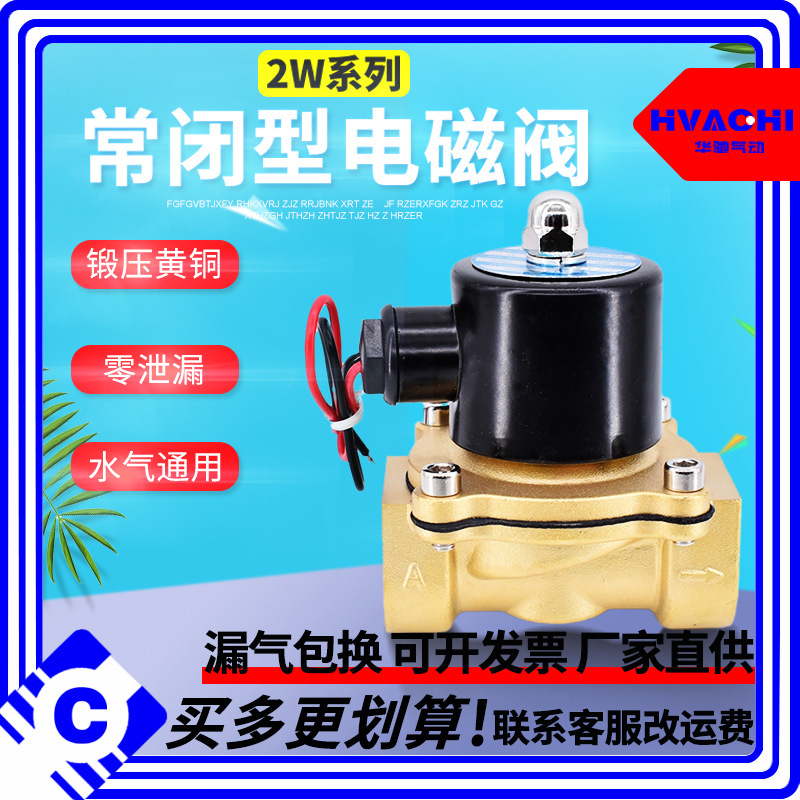 220v24v electromagnetic electric valve outdoor one-way normally closed control water valve electronic switch water pipe gas 3 points 4 points