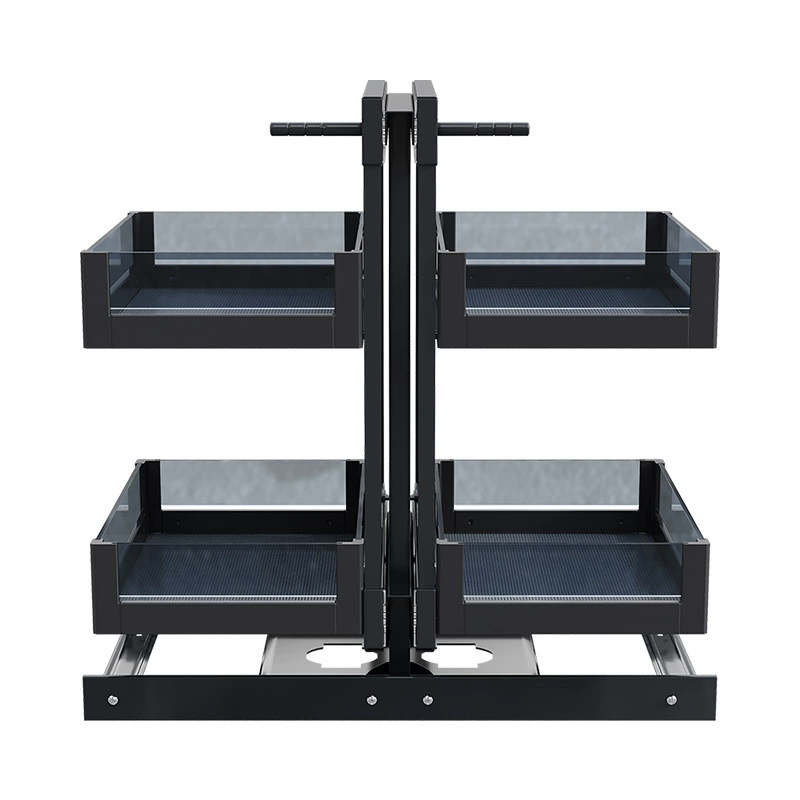 Corner pull‑out cabinet basket, multi‑style UFO pull‑out for kitchen cabinets, left/right, various finishes