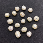 Натуральные бусины из жемчуга, геометрический белый браслет из бисера, ожерелье, аксессуар, 5-15мм