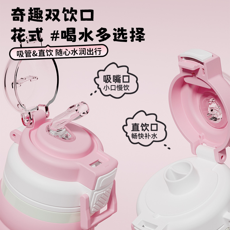 保温杯女生高颜值吸管水杯316不锈钢便携杯子厂家批发2025新款|undefined
