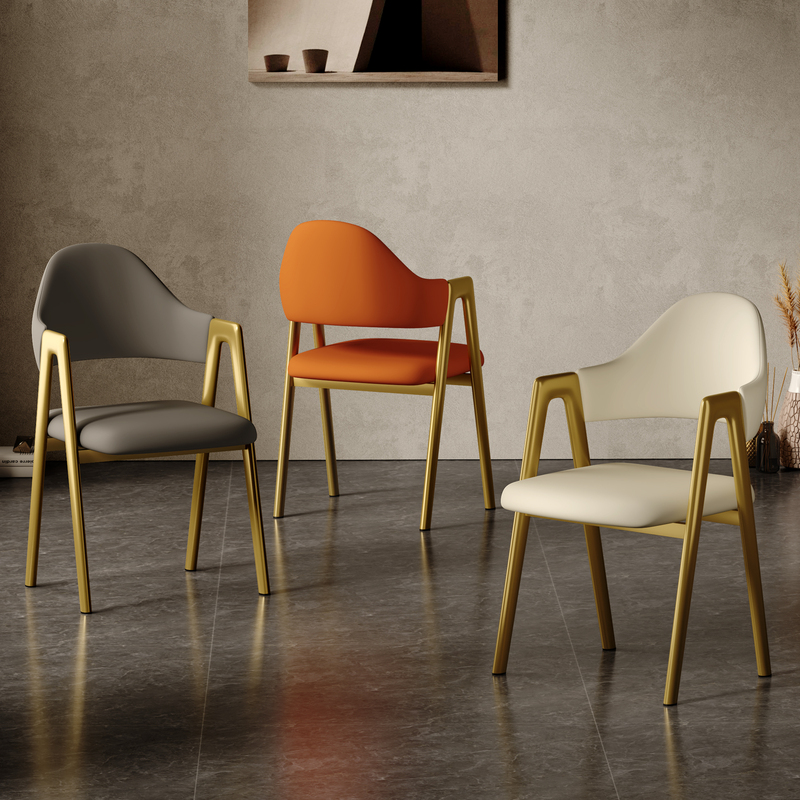 Light Luxury Dining Chair, Home Chair, Restaurant Back Chair, Commercial Office Chair, Negotiation Table and Chair, Catering Milk Tea Shop A-Shaped Chair
