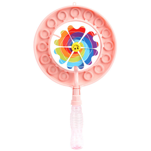 Same style windmill bubble machine children's toys wholesale bubble wand bubble blower new colorful bubble windmill