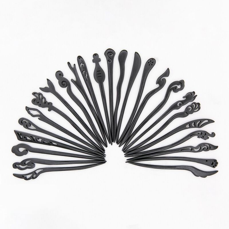 Classical Hairpin Imitation Ebony Hairpin Ancient Bridal Hair Accessories Step-by-Step Hairpin Vintage Kiy Accessories Ancient Headwear Classical Hairpin Imitation Ebony Hairpin Ancient Bridal Hair Accessories Step-by-Step Hairpin Vintage Kiy Accessories Ancient Headwear